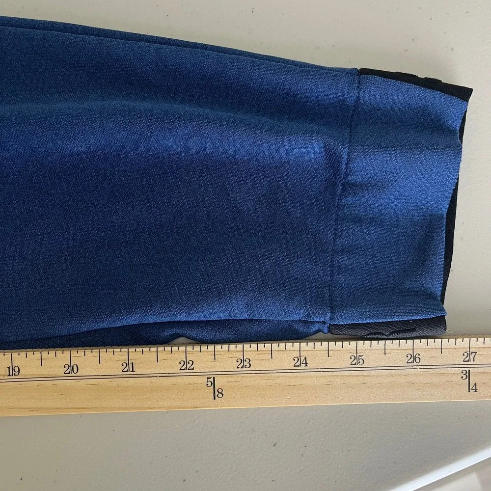 Spyder Active Mens‎ Blue Heathered Jogger Sweatpants Zipper Pockets Size S
